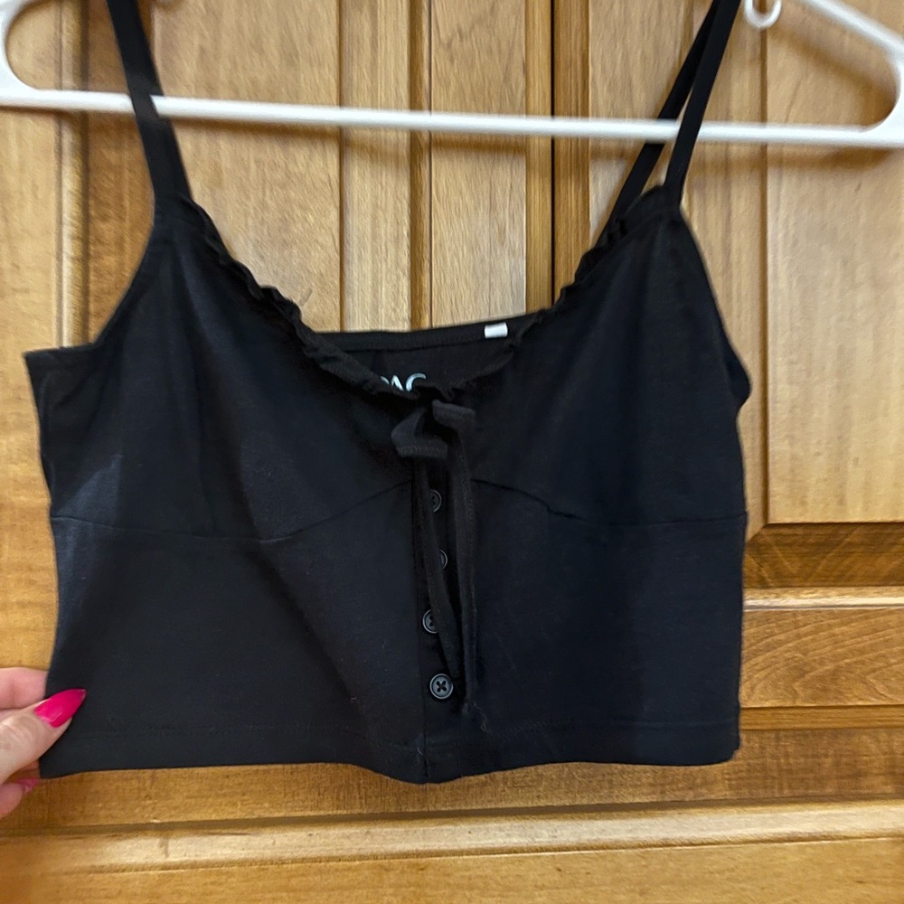Small Black Crop Top